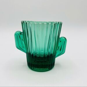 Vintage Libbey Green Cactus Shot Glass